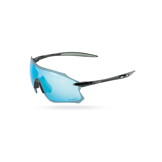 Lentes de ciclismo GIST Pack negro con azul de cobertura total y protección UV400