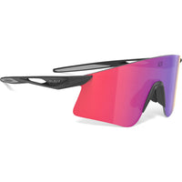 Lentes de ciclismo Rudy Project Astral X negro mate con mica multiláser roja