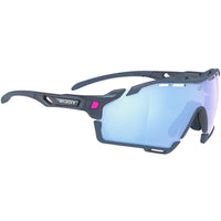 Lentes de ciclismo Rudy Project Cutline azul cósmico mate con mica multiláser Ice