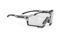 Lentes de ciclismo Rudy Project Cutline gris claro con mica fotocromática negra