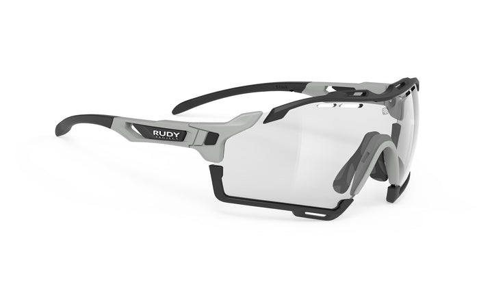 Lentes de ciclismo Rudy Project Cutline gris claro con mica fotocromática negra