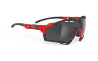 Lentes de ciclismo Rudy Project Cutline rojo fuego con mica ahumada