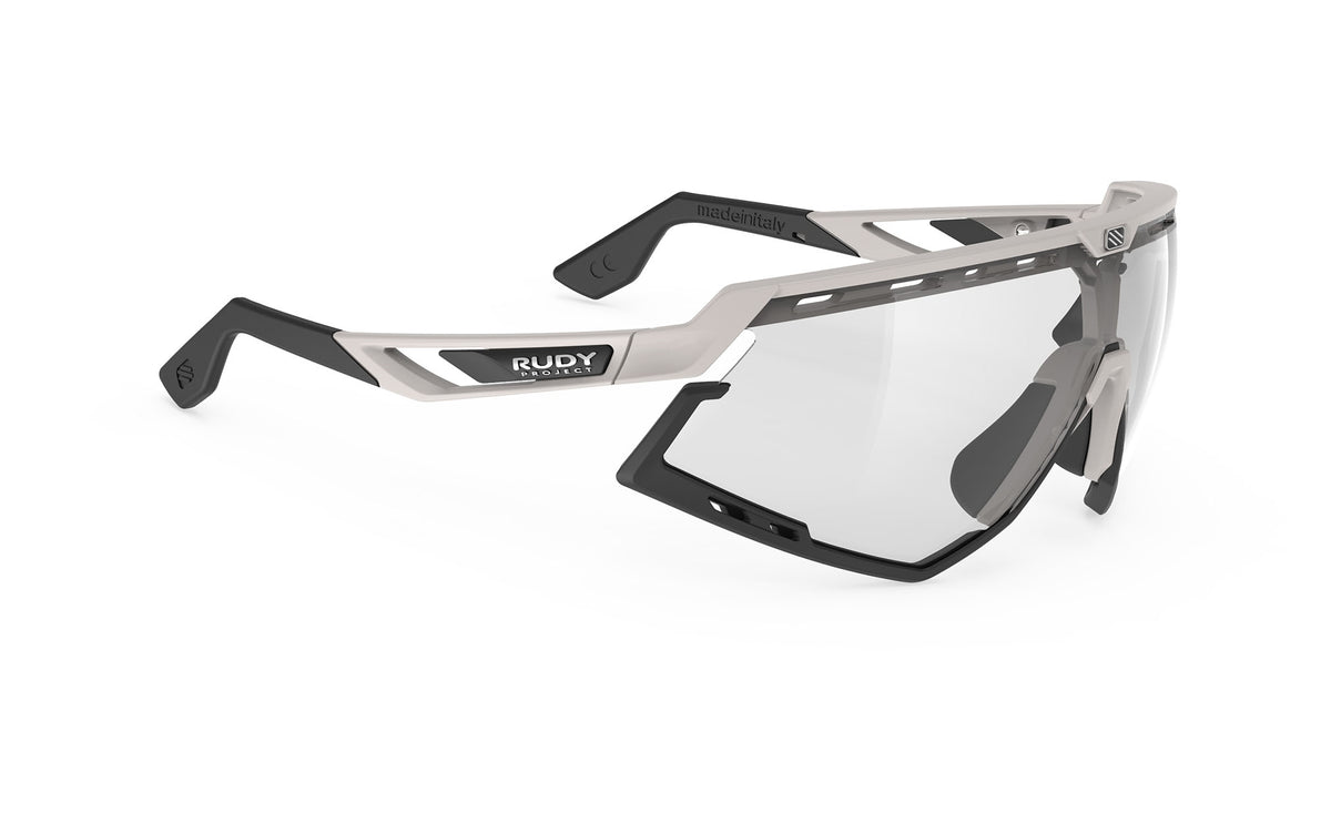 Lentes de ciclismo Rudy Project Defender arena mate con mica ImpactX 2 láser roja y negra fotocromática