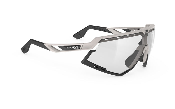 Lentes de ciclismo Rudy Project Defender arena mate con mica ImpactX 2 láser roja y negra fotocromática