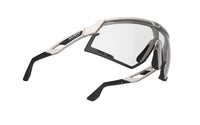 Lentes Rudy Project Defender con mica ImpactX 2 láser roja y negra vista lateral derecha