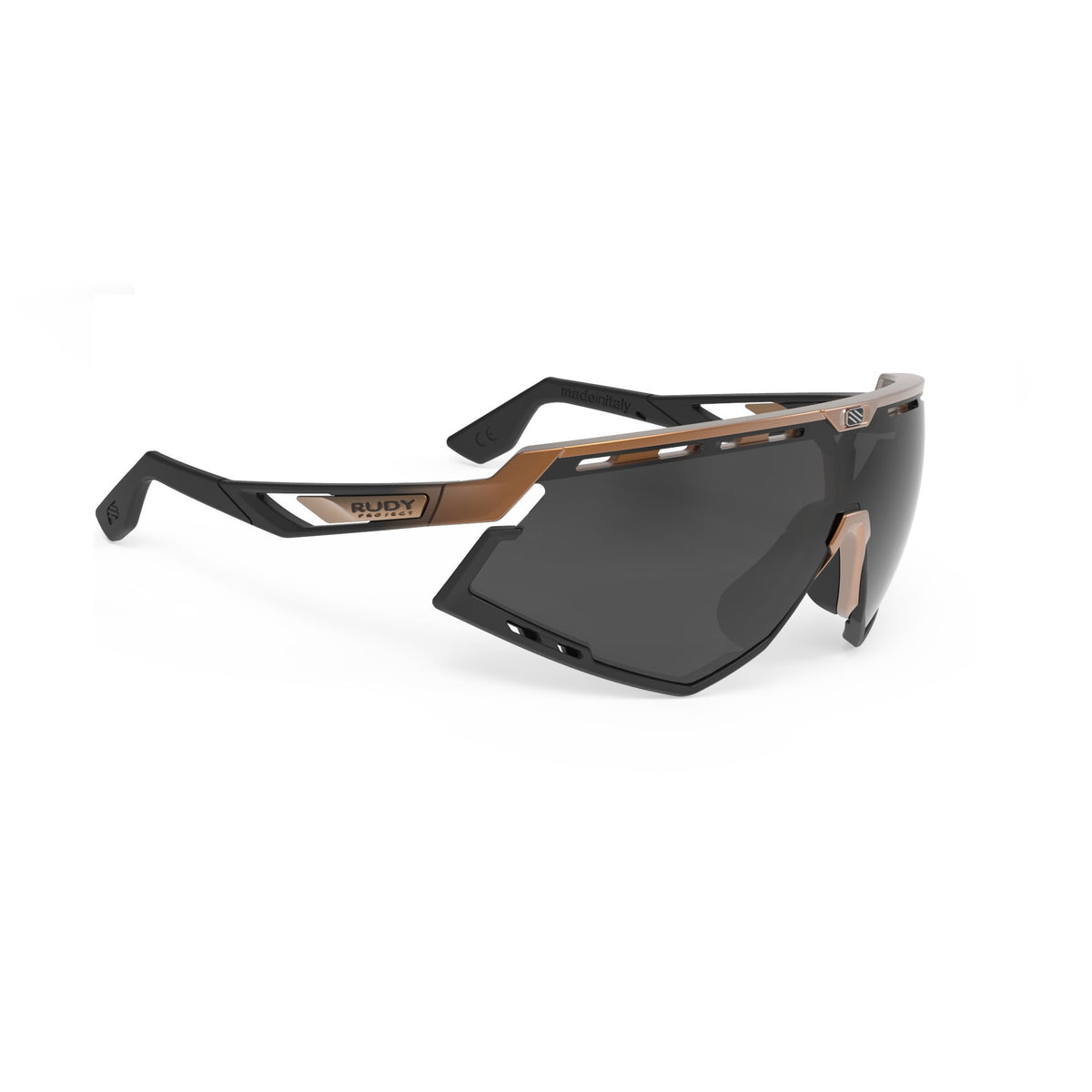 Lentes de ciclismo Rudy Project Defender bronce con mica ahumada