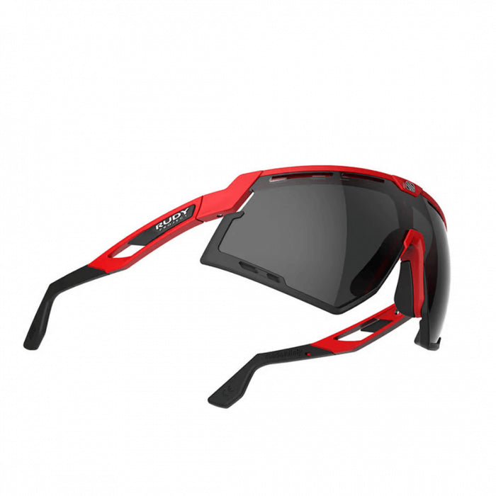 Lentes Rudy Project Defender rojo fuego vista frontal