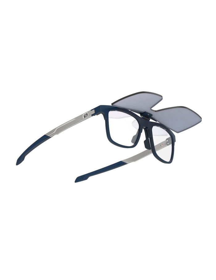 Lentes Rudy Project Inkas azul marino Flip-Up vista lateral derecha