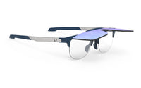 Lentes de ciclismo Rudy Project Inkas azul marino mate con mica multiláser Ice
