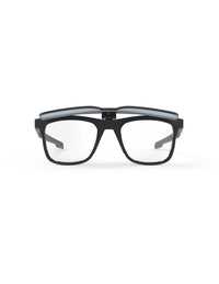 Lentes Rudy Project Inkas negro mate con sistema Flip-Up vista frontal