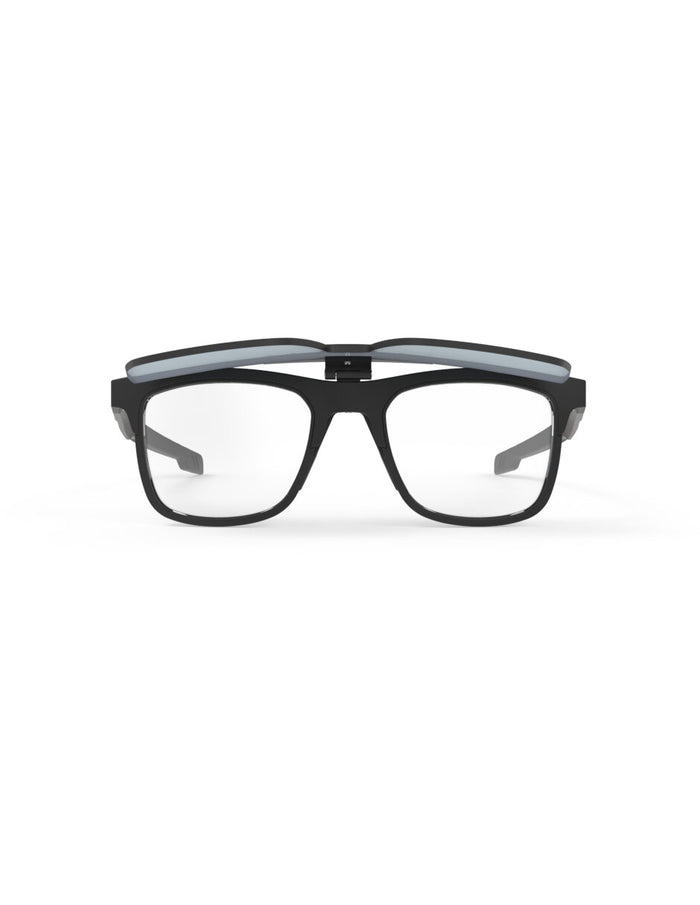 Lentes Rudy Project Inkas negro mate con sistema Flip-Up vista frontal