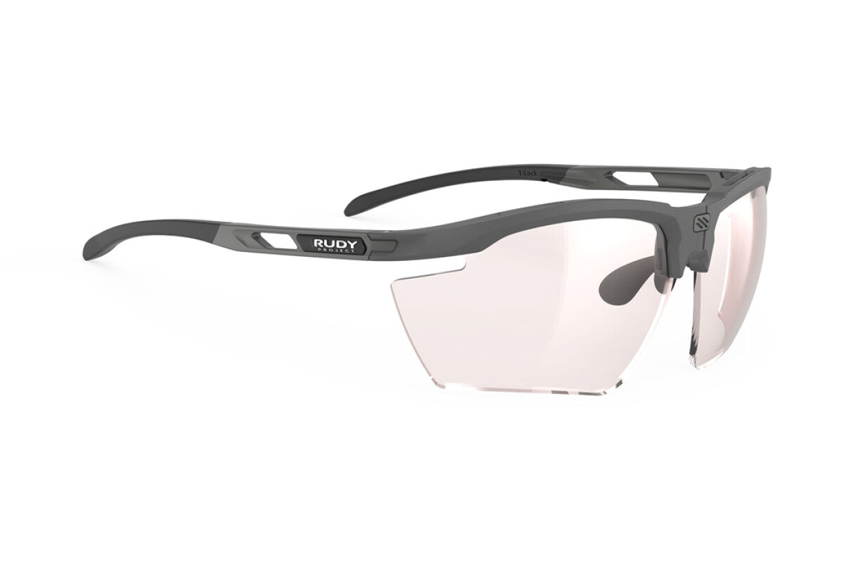 Lentes de ciclismo Rudy Project Magnus Charcoal con mica ImpactX 2 Red fotocromática