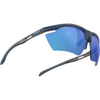 Lentes Rudy Project Magnus con micas MLS azules vista lateral derecha