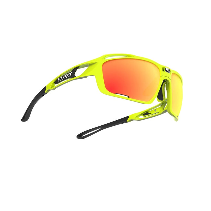 Lentes Rudy Project Sintryx amarillo fluorescente vista frontal
