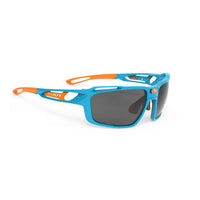 Lentes de ciclismo Rudy Project Sintryx azul con mica ahumada