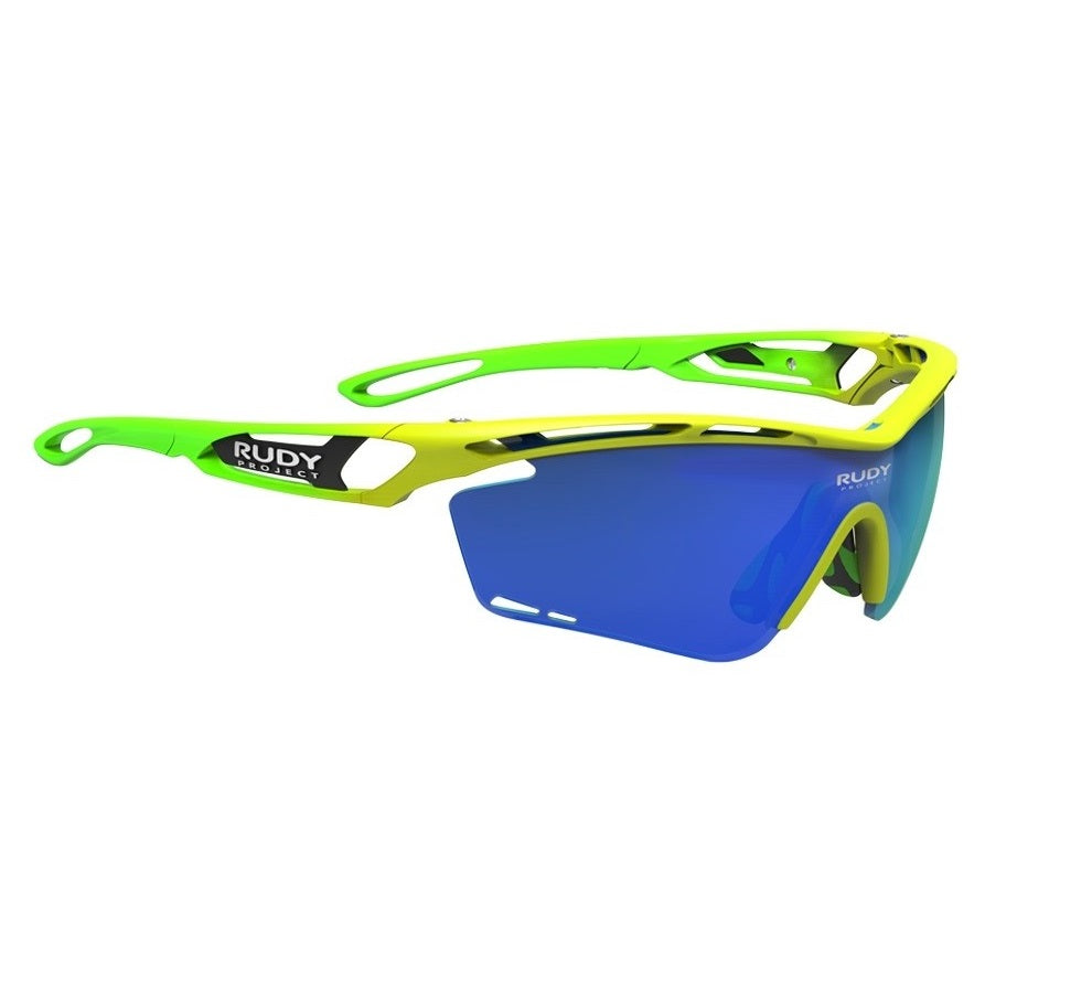Lentes de ciclismo Rudy Project Tralyx Fade Race con mica multiláser azul