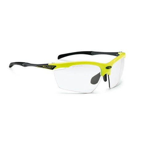 Lentes Rudy Project Agon amarillos con mica ImpactX 2 Black fotocromática para ciclismo