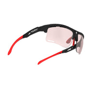 Vista frontal de los lentes Rudy Project Keyblade Carbonium con ImpactX Fotocromática 2 Láser Roja