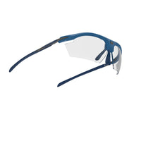 Vista frontal de los lentes Rudy Project Rydon Azul Pacífico con ImpactX 2 Black
