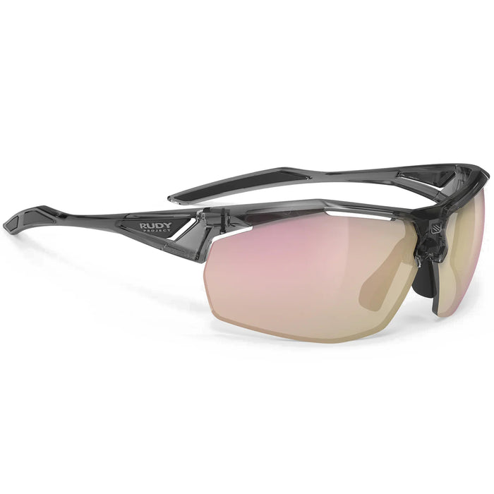 Lentes Rudy Project Sydus Crystal Ash con lente Multiláser Oro Rosa para ciclismo