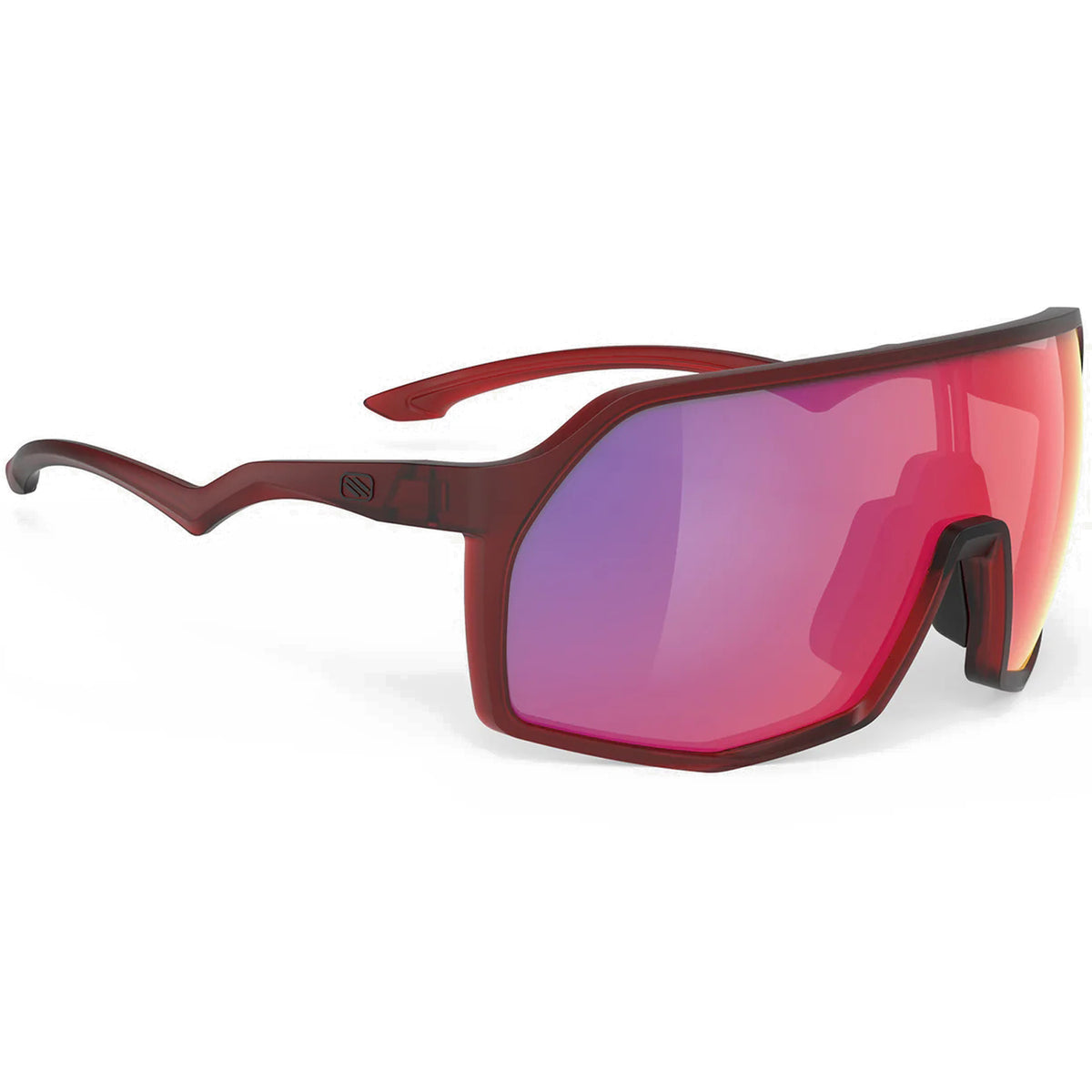 Lentes Rudy Project Thunder Frozen Bordeaux con lente Multiláser Roja para ciclismo