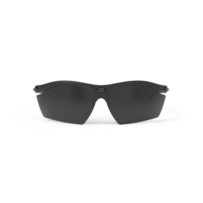 Vista frontal de los lentes de seguridad Rudy Project Rydon Stealth Negro Mate