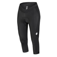 Licra de ciclismo 3/4 para mujer Bicycle Line Freccia negra con badana Goose