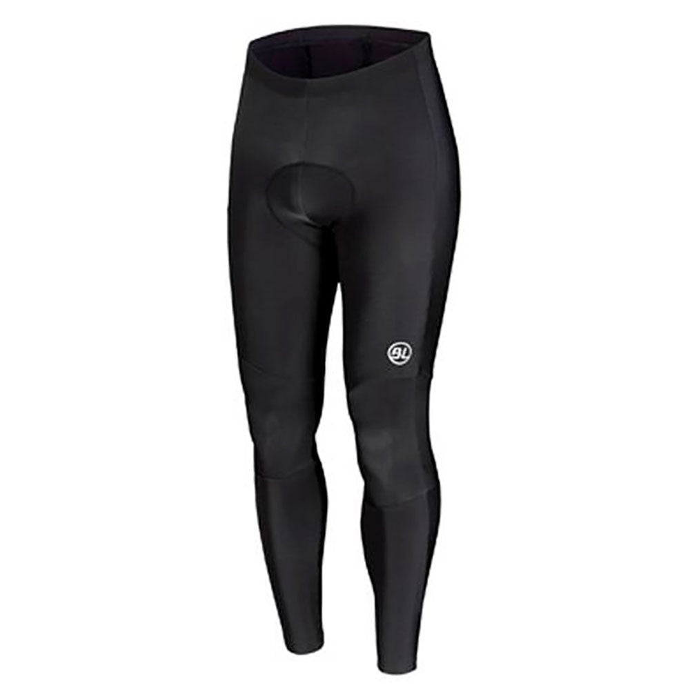 Malla de ciclismo Bicycle Line Fiandre afelpada negra con badana Goose