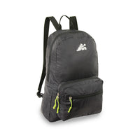 Mochila cangurera Marsupio Flash negra fabricada en nylon para viaje y actividades outdoor