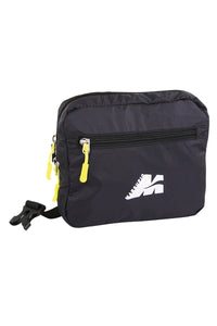 Mochila cangurera Marsupio Flash color negro vista frontal
