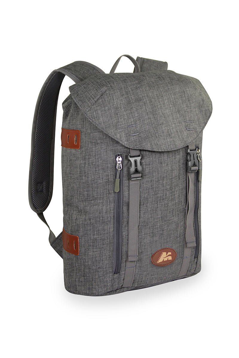 Mochila Marsupio Eden J 16 gris ligera para senderismo, viajes y uso diario