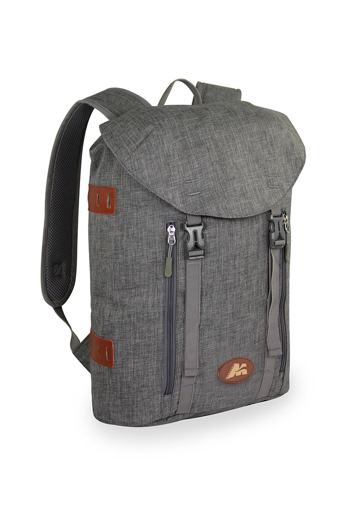 Mochila Marsupio Eden J 16 gris ligera para senderismo, viajes y uso diario