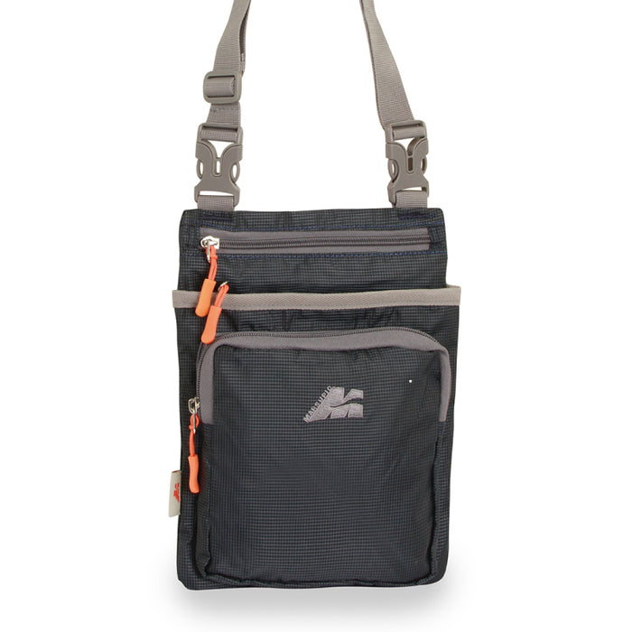 Mochila Marsupio Haiti negra compacta para viajes y uso diario