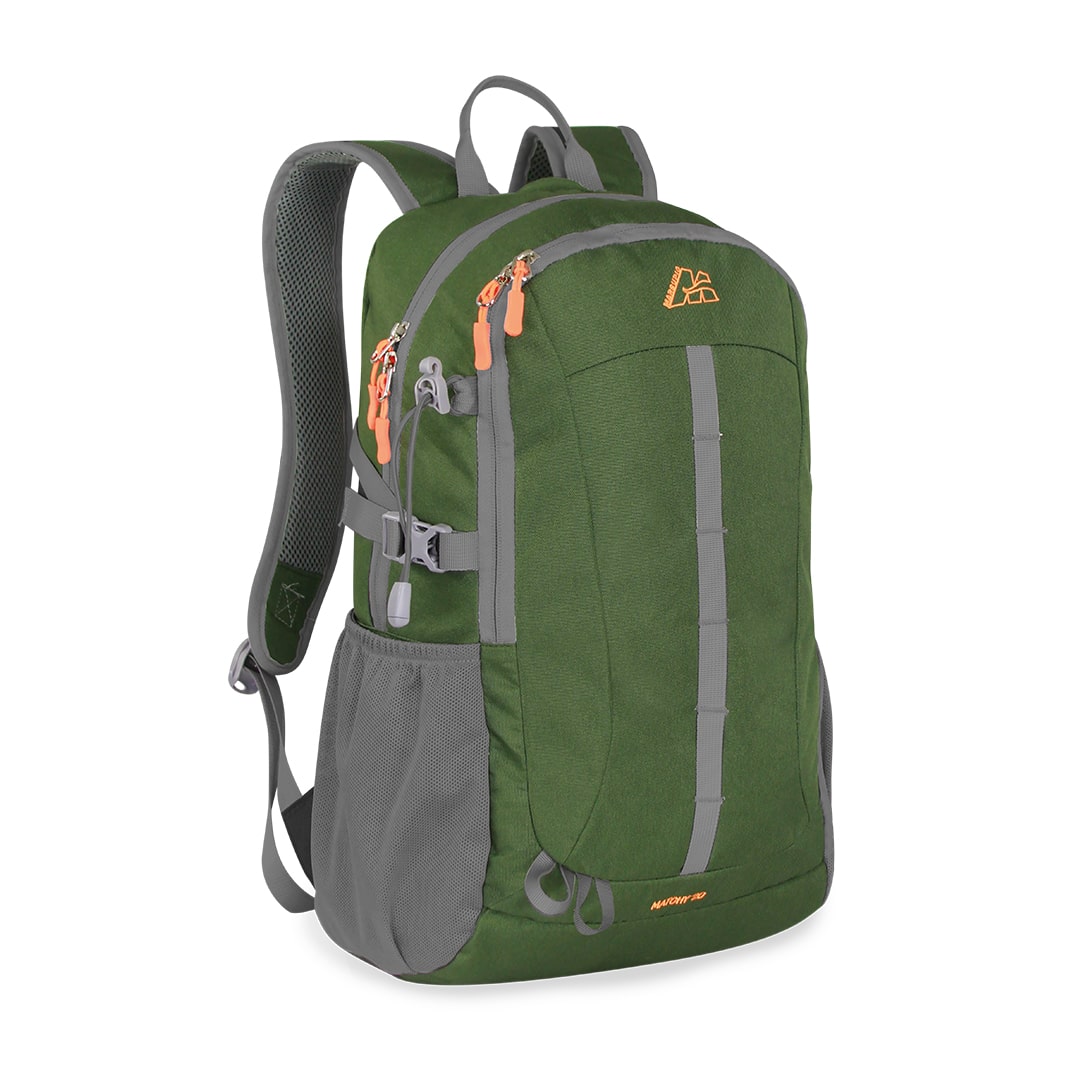 Mochila Marsupio Matchy 24 verde para senderismo y trekking con capacidad de 24 litros
