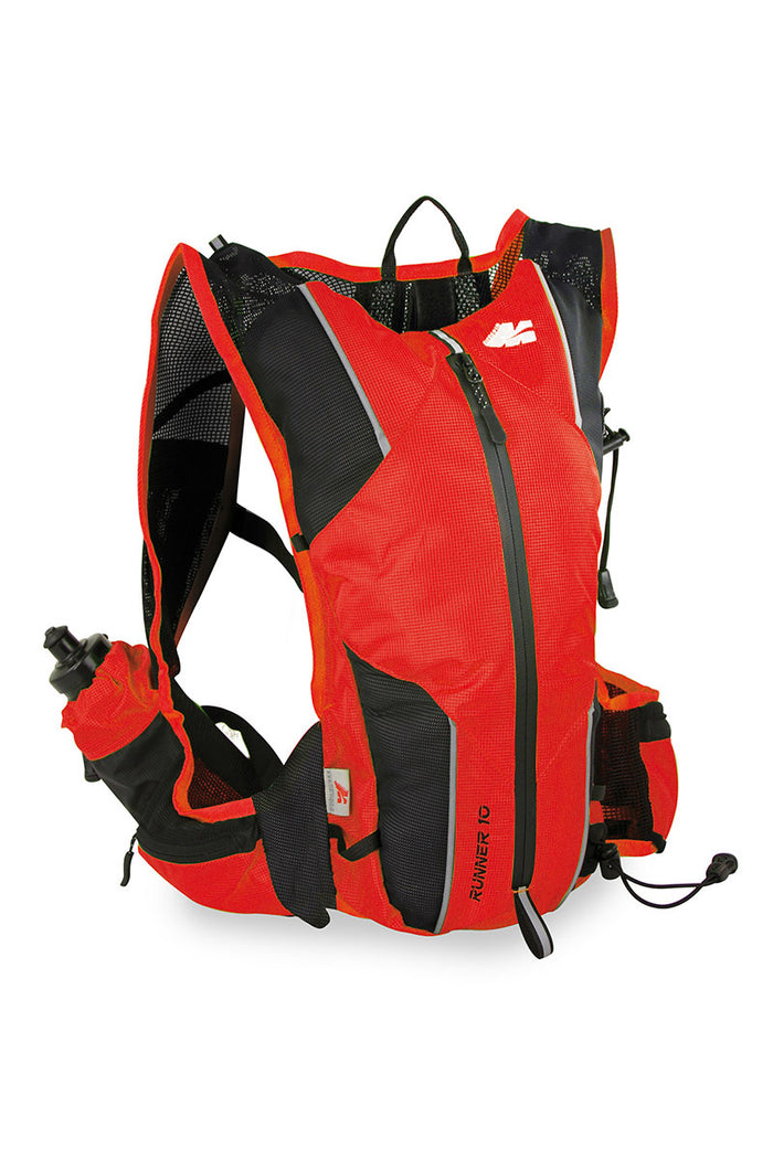 Mochila Marsupio Runner 10 roja para trail running y running con capacidad de 10 litros