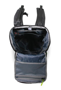 Interior y compartimento principal de la mochila Marsupio Share 28 negra