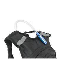 Mochila Marsupio Zaino hidratación negra vista frontal