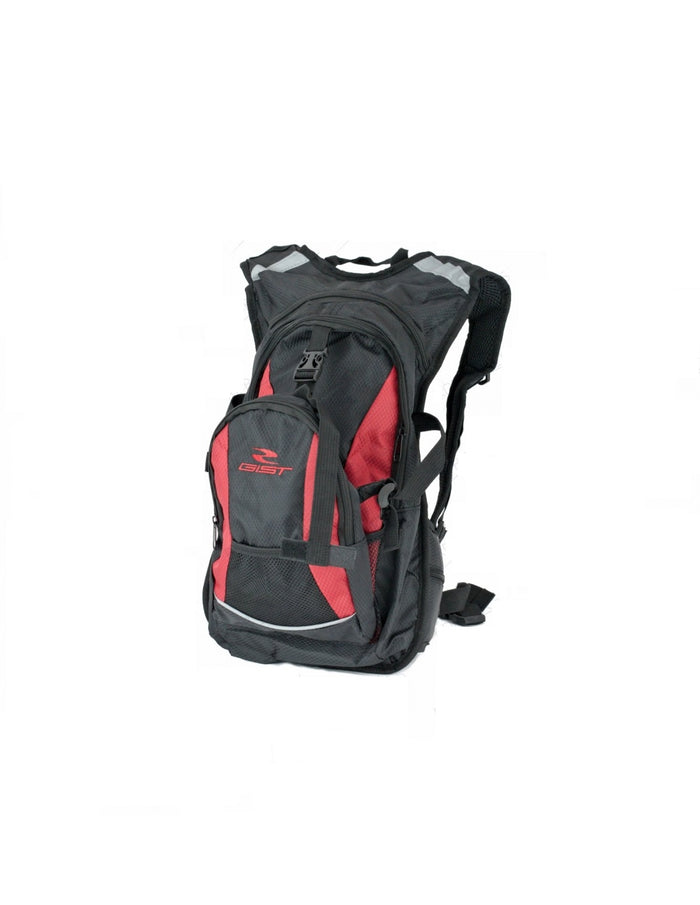Mochila de hidratación Marsupio Zaino roja con depósito de 1.5 litros para ciclismo y actividades outdoor