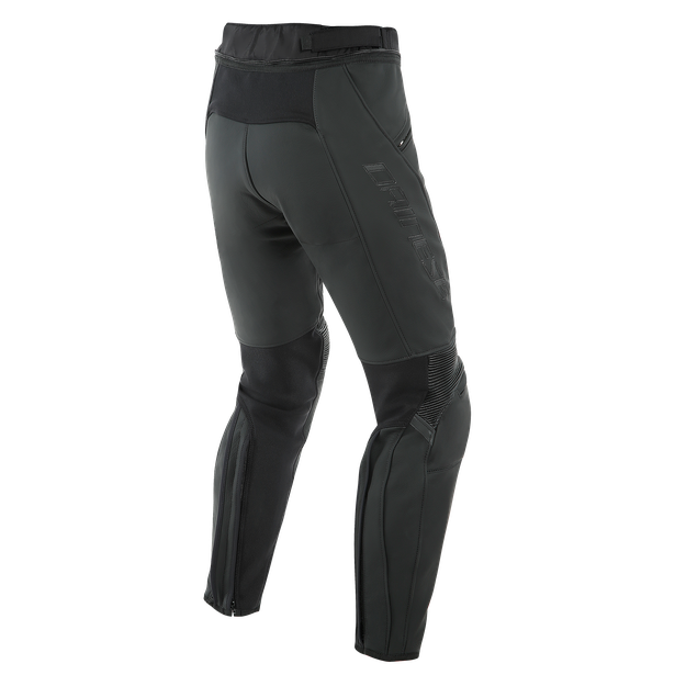 Detalle de piel de vaca Tutu del pantalón para moto Dainese Pony 3 Leather negro