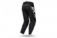 pantalón motocross ufo bamberg negro vista trasera