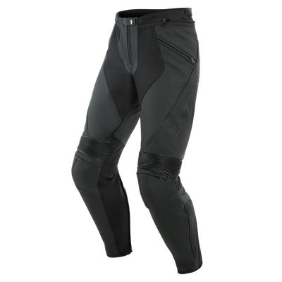 Pantalón para Moto Dainese Pony 3 Leather Negro