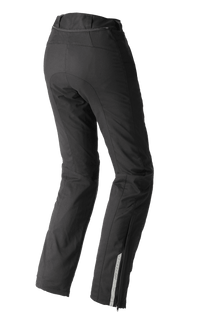 Vista lateral del pantalón para moto Spidi Glance 2 H2Out Lady negro
