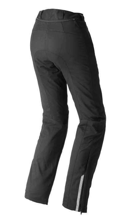 Vista lateral del pantalón para moto Spidi Glance 2 H2Out Lady negro