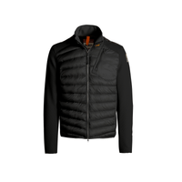 Chaqueta híbrida Parajumpers Jayden hombre negra vista frontal