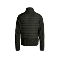 Vista lateral de chaqueta Parajumpers Jayden híbrida negra