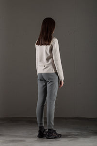 Detalle de tejido técnico en chaqueta Parajumpers Olivia oliva