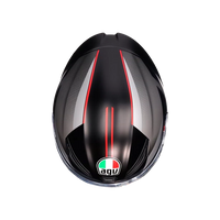 parte superior del casco moto agv k1 s