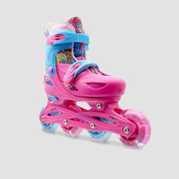 Patines en Línea Roces Flash Ajustables Rosa con Ruedas LED - CIAO ITALIA