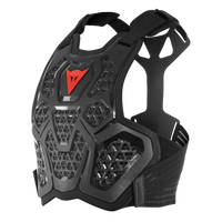 Detalle de los paneles protectores del Dainese Rival Chest Guard