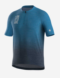Playera de ciclismo Bicycle Line Cadore azul manga corta